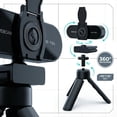 thumbnail image 3 of 1080P HD Webcam with Microphone, Noise Cancellation, Privacy Cover, Wide-Angle Lens, Auto Light Correction, Plug &  USB Webcam for Laptop, Desktop, PC, , Zoom, Skype, Streaming (1080p), 3 of 8