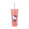 thumbnail image 2 of Vaso Hello Kitty de Doble Pared con Tapa y Popote de Acero Inoxidable de 700 ml., 2 of 4