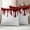 White, variant on Halloween Outdoor Waterproof Pillow Covers, Horror Red Blood Driping Halloween Decorative Square Throw Pillowcase Sofa Cushion Sham for Patio/Couch/Chair, 18"x18" 2 Pack