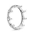 thumbnail image 1 of New 925 Sterling Silver Rings Stackable Infinite Heart Flower Crown For Women Original Silver 925 Wedding Ring Jewelry Gift R0007 9, 1 of 6