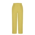 thumbnail image 4 of Guluxicc Mens Yoga Pants Elastic Waist Pants Lightweight Relaxed Fit Casual Gym Workout Trousers with Pockets, 4 of 5