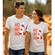 thumbnail image 2 of Playera unisex Estampada Santa Ho Ho Ho Navidad, 2 of 4