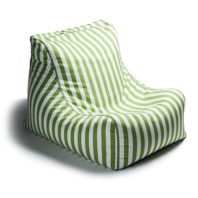 Jaxx Chaise de Patio en Forme de Pouf d'Extérieur Ponce, Rayures Lime