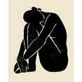 thumbnail image 3 of Barnes, Victoria 12x14 Black Modern Framed Museum Art Print Titled - Onyx Figure II, 3 of 5