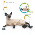 thumbnail image 1 of 1Pcs Figurines de Chat Mignon Mini Ragdoll Chaton Endormi Figurine Siamese PVC Miniature Jouet pour Enfants, 1 of 7