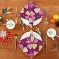 thumbnail image 4 of Coolnut Valentine's Day Love Heart Cloth Napkins Set of 4, Oversized Washable Reusable Polyester Dinner Table Napkins for Family, Restaurant, Party Decor, 20 x 20 Inch, 4 of 7