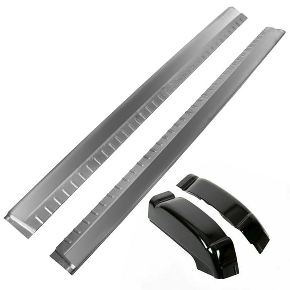 CCPAO Extended Cab Rocker Panels And Cab Corners Compatible with Chevy Silverado GMC Sierra 99-07