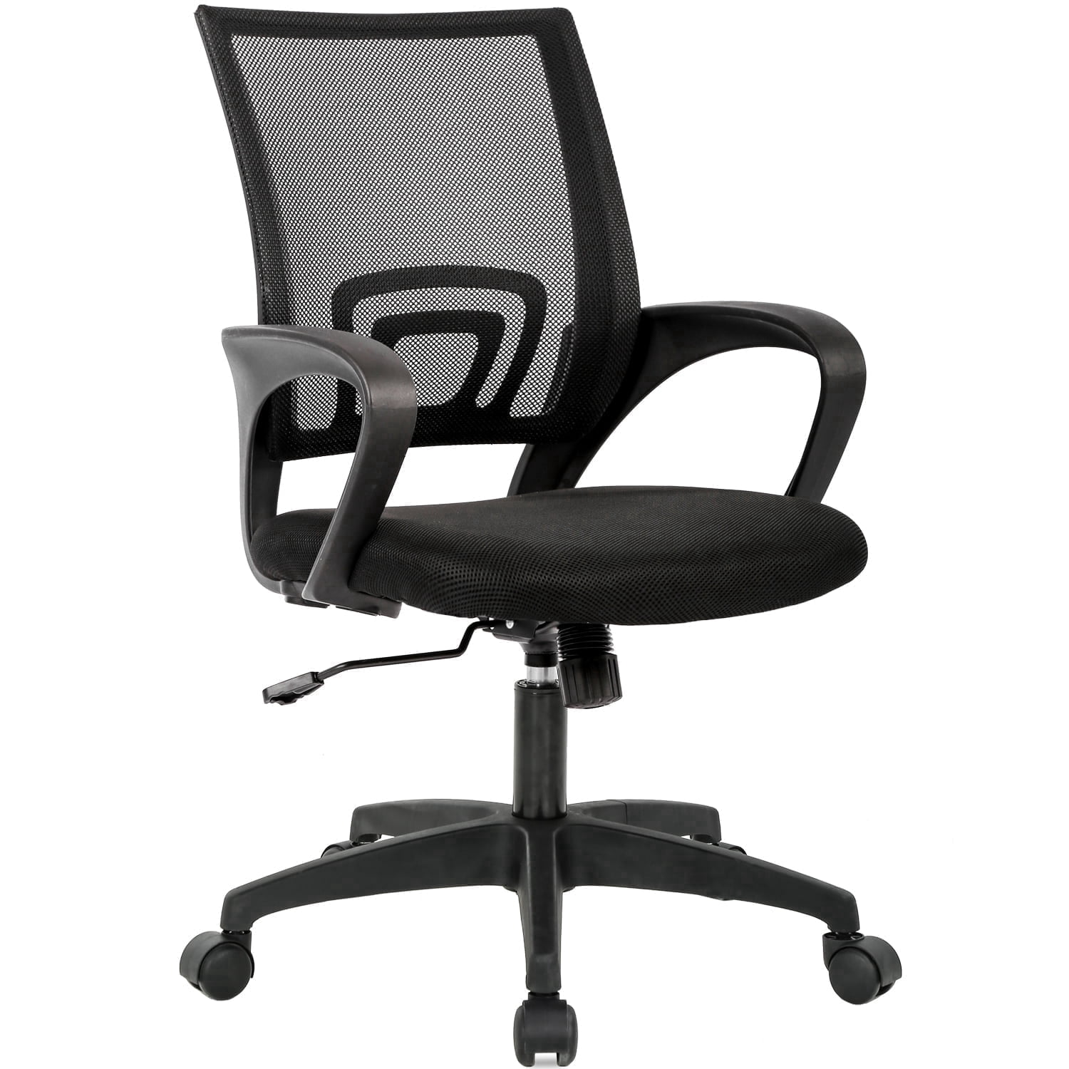 YRLLENSDAN 360 Degree Swivel and 360 Degree Rotation Office Desk Chair, Black