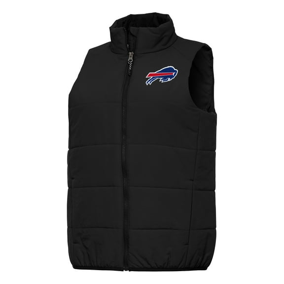 Women's Antigua  Black Buffalo Bills Experience Full-Zip Vest