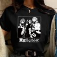 thumbnail image 1 of sassyme anime japonés tokyo revengers camiseta kawaii harajuku gráfica unisex tops 90spangjing, 1 of 4
