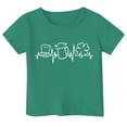 thumbnail image 3 of Girls Tops St Pat Print Round Neck Short Sleeve Tees for Girls Casual Wear, 3 of 3