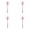Pink, variant on Silicone Spatula, High Heat-Resistant Rubber Spatula, Small Flexible Kitchen Utensil for Baking, Cooking, Mixing, Stirring, Scraping, Seamless One Piece Design for Home, Bakery， 8.5"