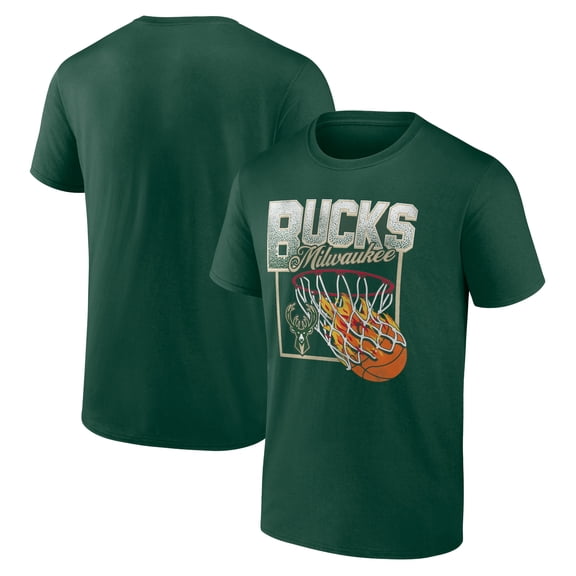 Men's Hunter Green Milwaukee Bucks Alley Oop T-Shirt