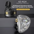 thumbnail image 2 of Controladores de auriculares intraurales KZ AS24 24BA de alto rendimiento, 2 of 9