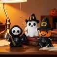 thumbnail image 3 of Cthrlog Stuffed Animal Plushies Bedtime Soft Plush Toy Weighted Stuffed Animals Cute Ghost Doll with Witch Hat Halloween Decoration Seasonal Gift for Kids, 3 of 5