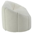 thumbnail image 5 of ACME Osmash Wooden Frame Sofa in White Teddy Sherpa, 5 of 7