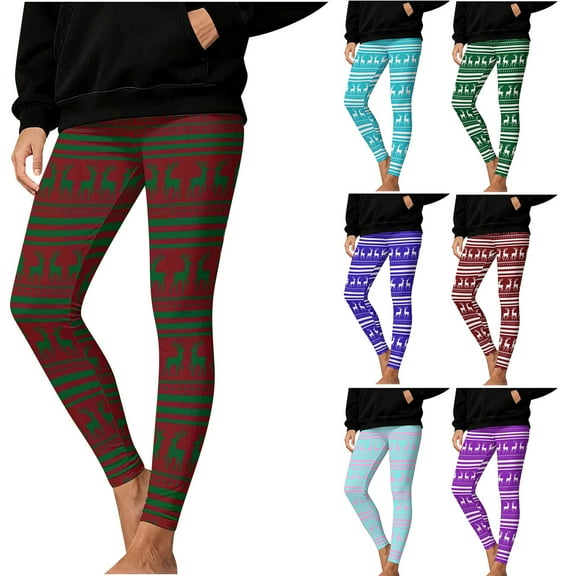 Fewfanhot Women's Pants High Waist Yoga Pants Soft Running Yoga Tights Leggings for Women