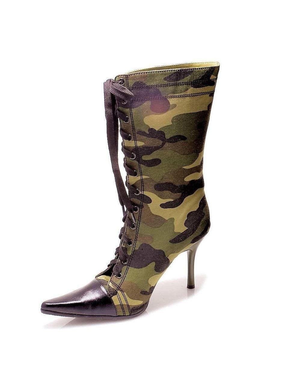 knee high camouflage boots