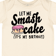 thumbnail image 4 of Inktastic Let Me Smash Cake Its My Birthday Girls Baby Bodysuit, 4 of 5