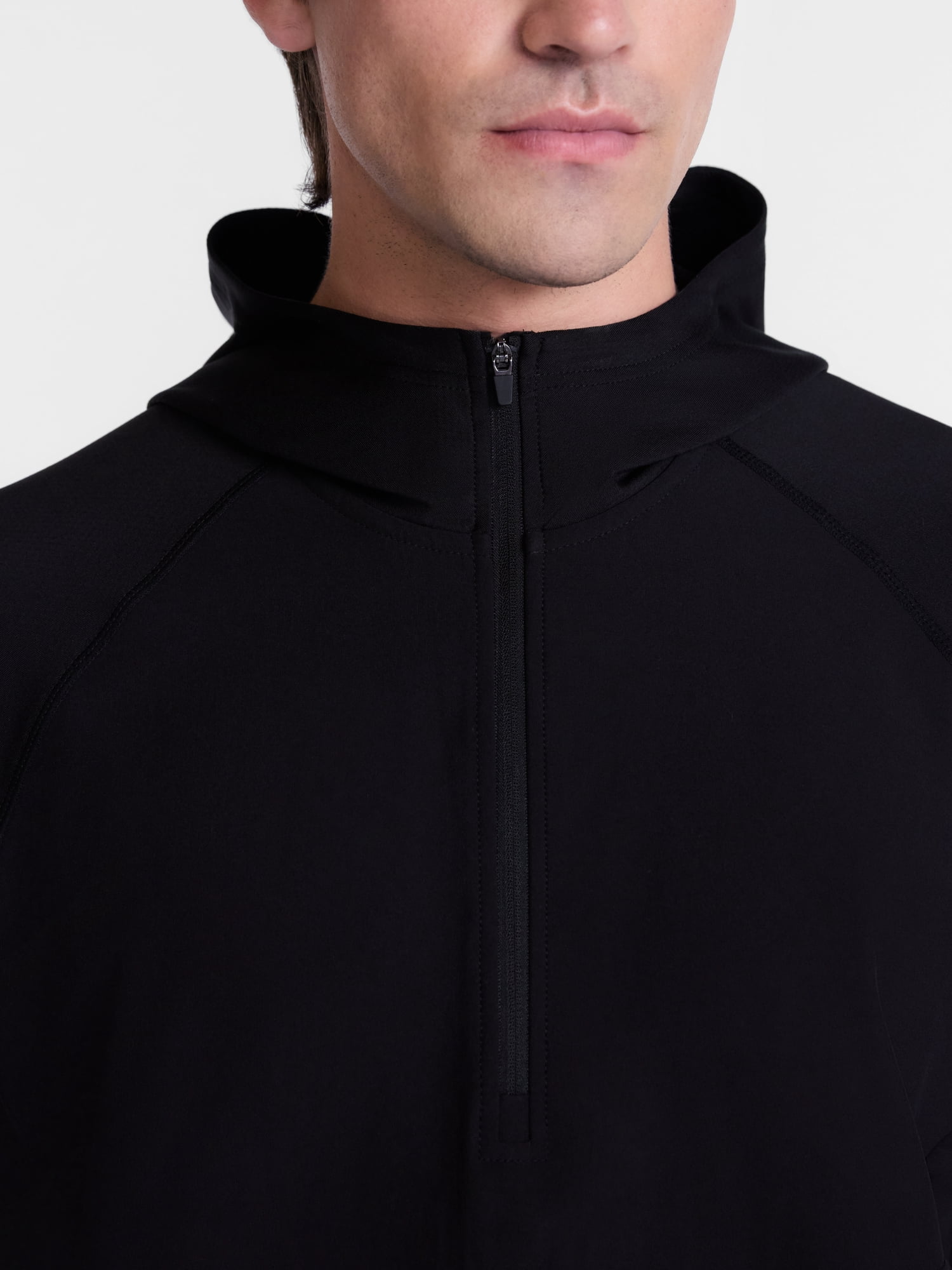 Avia Men's and Big Men's Hooded Half Zip Pullover, Sizes XS-4XLT