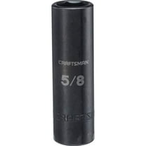 Craftsman Sockets, 1/2" Drive 5/8" SAE Deep Impact CMMT15999