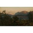 thumbnail image 2 of Amaldus Nielsen 14x10 Gold Ornate Wood Frame and Double Matted Museum Art Print Titled - Evening, Teroen (1897), 2 of 4