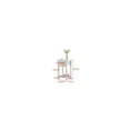 thumbnail image 7 of Room Designs Side Table White Contemporary Rectangle, 7 of 7