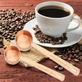 thumbnail image 5 of Cuchara medidora de café de acero inoxidable de 2 piezas, cuchara para café, cuchara para café 1 cucharada, cuchara para café con mango largo adecuada para café en polvo y preparación de café (2, 5 of 5