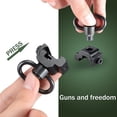 thumbnail image 3 of GFDYREE Élingue de Fusil à 2 Points, Sangle Réglable Élingue Multi-Usage avec Base Pivotante QD pour Sports Extérieurs, Chasse - Ensemble, 3 of 6