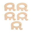 thumbnail image 2 of 5 mordedores de madera de haya natural, resistentes, duraderos, resistentes a los impactos, suaves, seguros, no tóxicos, anillos de dentición de madera, elefante, 2 of 14