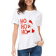 thumbnail image 1 of Playera unisex Estampada Santa Ho Ho Ho Navidad, 1 of 4