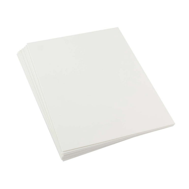 White Eva Foam Sheets 30 Pack 2mm Thick 9 x 12 inch by Better Office Products White Color for Arts and Crafts 30 Sheets Bulk Pack