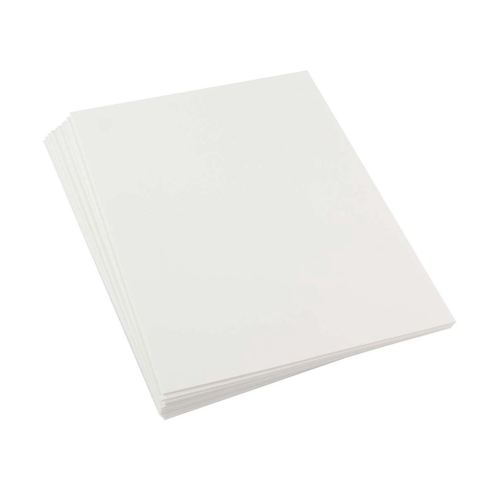 Craft Foam 9x 12 SheetsWhite10 Pack 2mm thick