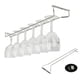 thumbnail image 3 of Yuarrent Sola debajo del gabinete Stemware Rack Barra de cocina Alambre de acero inoxidable Soporte para colgar copas de vino Almacenamiento y organización del hogar 55cm Yuarrent HA0679-03B, 3 of 6