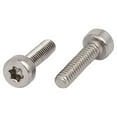 thumbnail image 2 of M2x8mm Thread T6 Torx Drive 304 Stainless Steel Torx Socket Head Cap Screw 80pcs, 2 of 5