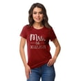thumbnail image 1 of Inkdotpot Personalized Womens Tshirt Top Mrs WeddingAnnouncement Shirt-6T, 1 of 8