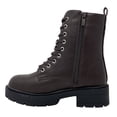 thumbnail image 4 of Nouvelle Bottine de Combat à Semelle Crantée pour Femmes, Bottine à Lacets avec Fermeture Éclair Latérale, 4 of 5