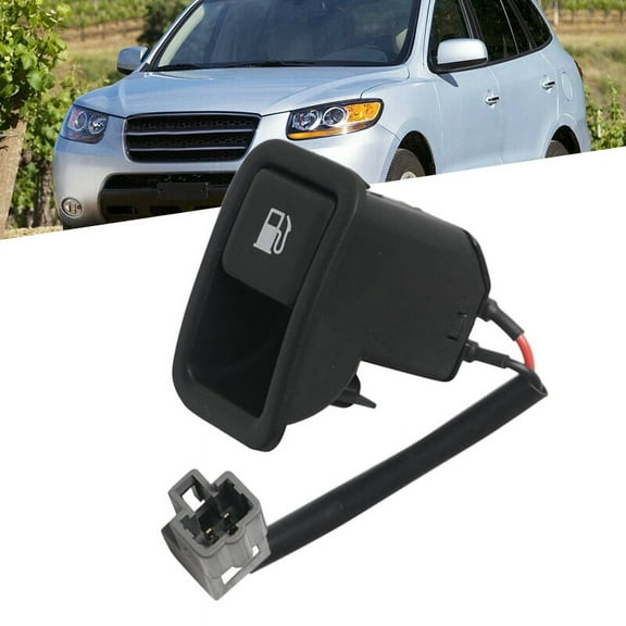 Black Fuel Tank Cap Fuel Gas Door Release Switch For Hyundai Santa Fe 2007-2009 93555-2B000WK