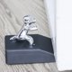 thumbnail image 3 of Tope de puerta, aleación de zinc Little and Man con bases de goma antideslizantes Tope de puerta Antirrobo seguro Tapón de puerta Novedad decorativa ShuxiuWang 1327537096153, 3 of 5