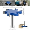 thumbnail image 6 of Flattening Router Bit 6 Flute Surfacing Router Bit Efficient Slab Flattening Router Bit Multifunctional Planing Router Bit for Solid Wood Density Board Laminate, 6 of 10