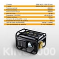 thumbnail image 3 of Generador Planta Luz Gasolina Portatil Kingsman 3000W 7.5h.p 110/220v amarillo, 3 of 7