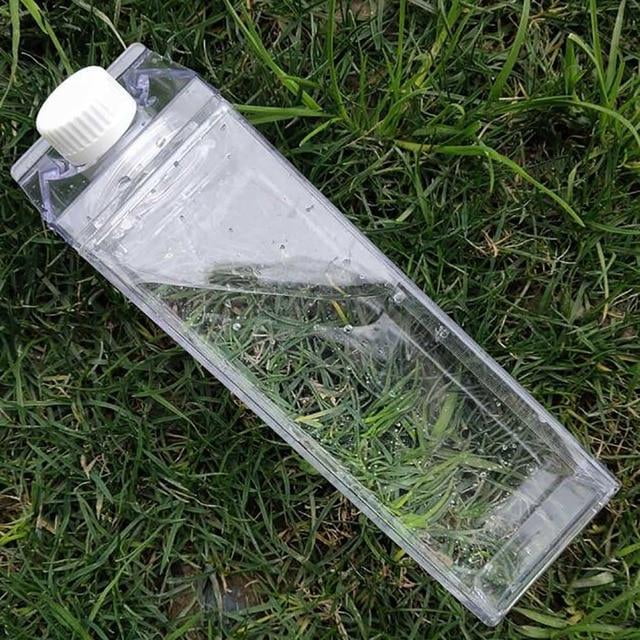 Kitchen Leakproof Creative Transparent Clear Milk Water Bottle Drinkware Outdoor
