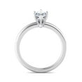 thumbnail image 2 of Best Jewel 1.7 Ct Marquise Cut Moissanite Engagement Ring - 14K White Gold Plated Ring - Elegant Proposal Ring for Women - Perfect Gift for Romantic Occasions - Timeless Treasure for Her, 2 of 4