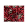 thumbnail image 5 of INSPIRE CHIC Foulard Carré à Imprimé Léopard pour Femme Fichu Foulard de Cou Mouchoir Rouge Noir, 5 of 5