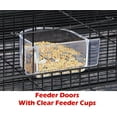 thumbnail image 4 of Lot of 6 Breeding Bird Carrier Cage for Parakeet Canary Finch Loverbird (Black), 4 of 4