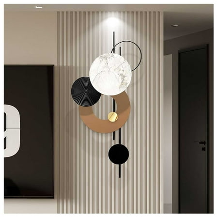 Modern Metal 3D Wall Art, 3D Art Wall Sculpture,Creative Handmade Metal Wall Hanging for Living Room, Bedroom, Dining Room,Study