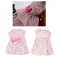 thumbnail image 2 of Adorable vestido para perro con lazo floral y tutú para mascotas, gatos, bodas, fiestas, ropa informal para perros, suministros para mascotas - Talla XL (rosa), 2 of 5