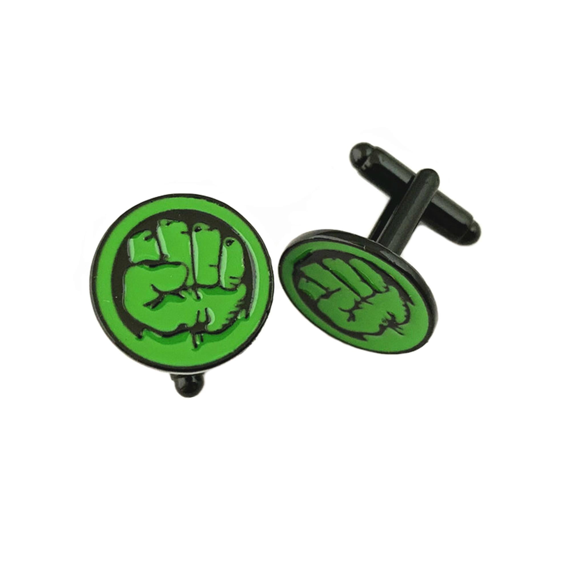Hulk Fashion Novelty Cuff Links Movie Comic Series with Gift Box