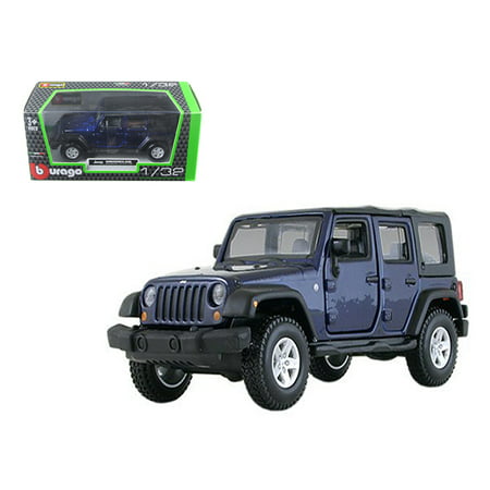 Jeep Wrangler Unlimited Rubicon 4 Doors Blue 1/32 Diecast Car Model by (Best Jeep Wrangler Unlimited Model)