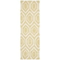 thumbnail image 3 of SAFAVIEH Chatham Graham Geometric Wool Runner Rug, Light Gold/Ivory, 2'3" x 5', 3 of 10